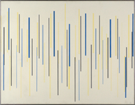 schilderij schilderkunst abstract-realisme ritme ritmisch autodidact Willem-van-Dijk tempera-verf penseel&luchtspuit