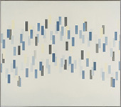schilderij schilderkunst abstract-realisme ritme ritmisch autodidact Willem-van-Dijk tempera-verf penseel&luchtspuit