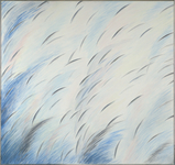schilderij schilderkunst abstract-realisme ritme ritmisch autodidact Willem-van-Dijk tempera-verf penseel&luchtspuit